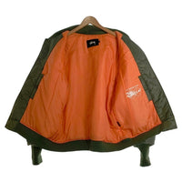STUSSY ステューシー FRAGMENT DESIGN フラグメント デザイン 35TH 15AW MA-1 SF BOMBER JACKET ボンバージャケット オリーブ Size XL 福生店