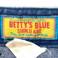 BETTY'S BLUE べティーズブルー SHINJI ABE シンジアベ パッチワーク デニムパンツ ブルー size9 瑞穂店