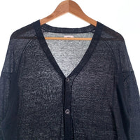 RHC Ron Herman ロンハーマン リネン ニット カーディガン ネイビー 3520800016 1322 Size S 福生店