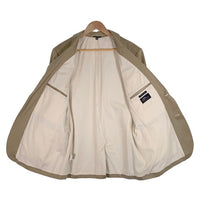 L.L.Bean エルエルビーン コットン 2B テーラードジャケット ベージュ 271553 厚手 Size 42 福生店