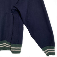 90's Champion チャンピオン リバースウィーブ リブライン プルオーバースウェットパーカー ネイビー Size M 福生店