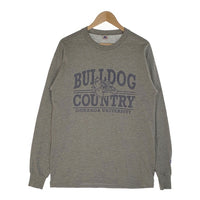 RUSSELL ラッセルアスレチック BULLDOG COUNTRY ロングスリーブTシャツ グレー Size M 福生店
