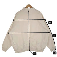 SUPREME シュプリーム 22AW Washed Half Zip Pullover ウォッシュドハーフジッププルオーバー スウェットトレーナー ホワイト Size L 福生店