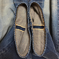 EVISU PARIS エヴィス ボタンフライ デニムパンツ ジーンズ インディゴ 白カモメペンキ Size 36 瑞穂店