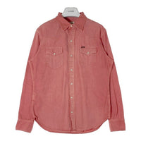 DENIM&SUPPLY RALPH LAUREN デニムアンドサプライ ラルフローレン ガーメントダイ ウエスタンシャツ ピンク sizeM 瑞穂店
