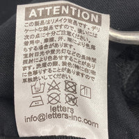 Letters レターズ 巾着バッグ デニム×コーデュロイ ブラック 瑞穂店