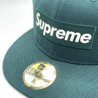 SUPREME シュプリーム 20AW World Famous Box Logo New Era ワールドフェイマス ボックスロゴ ニューエラ ベースボールキャップ 59FIFTY ダークグリーン Size 8 (63.5cm) 福生店