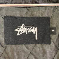 STUSSY ステューシー ナイロン 中綿入り モッズコート オリーブ sizeM 瑞穂店