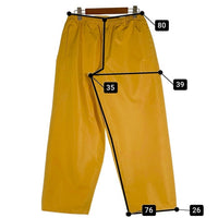 BoTT ボット イージーワイドパンツ ポリエステル 止水ジップ イエロー 251Bott12 Size L 福生店