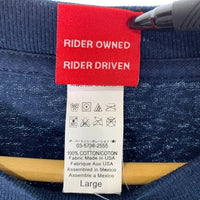 00's BURTON バートン ロゴプリント Tシャツ ネイビー USA メキシコ製 Size L 福生店