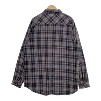 PRO CLUB プロクラブ シャドーチェック ボタンダウン フランネルシャツ ブラック Size 4XL 福生店