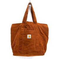 Carhartt WORK IN PROGRESS カーハート ワークインプログレス コーデュロイ トートバッグ ブラウン 瑞穂店