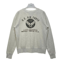 ALPHA INDUSTRIES アルファインダストリーズ 両V US AIR FORCE スウェットトレーナー グレー size40 瑞穂店