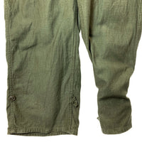 US ARMY アメリカ軍 DLA100-81-C-3259 81年会計 OG-107 コットンサテン オーバーオール オリーブ sizeXL 瑞穂店