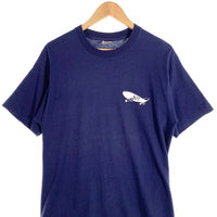 90's SKATE N.Y.C. スケートニューヨーク DIVISION プリントTシャツ ネイビー フルーツオブザルーム Size L 福生店