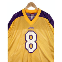 Reebok リーボック L.A LAKERS KOBE レイカーズ コービー アメフトシャツ メッシュ Size 2XL 福生店