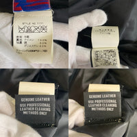 Schott ショット 牛革 レザー 星型スタッズ ダブルライダース ジャケット ブラック 7171 USA製 Size 40 福生店