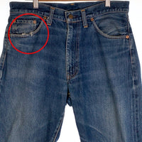90's LEVI'S リーバイス 551ZXX デニムパンツ ジーンズ インディゴ 555 復刻 98年米国製 Size 33×36 福生店