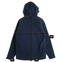 SIMS シムス ローグフーディー ポリエステル ジップアップジャケット ネイビー Size L 福生店