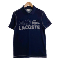 LACOSTE ラコステ ヴィンテージプリント ポロシャツ ネイビー 鹿の子 PH5452 Size FR 4 福生店