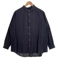 MITTAN ミッタン SS2024 コットン 長袖 カディシャツ SH-101 ブラック Size 2 福生店