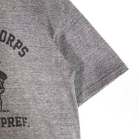 SAMURAI JEANS サムライジーンズ JPN.AIR CORPS OSAKA PREF. 半袖 プリント Tシャツ グレー SizeL 福生店