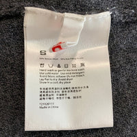 YHONE ウール アクリル ニットカーディガン チャコールグレー Size S 福生店