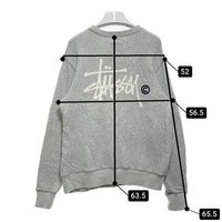 STUSSY ステューシー CHAMPION チャンピオン クルーネック スウェット グレー C8-G018 Size L 瑞穂店