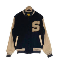 COLIMBO コリンボ Sprit Mound Sports Jacket 袖レザー ジップアップ スタジャン ネイビー Size M 福生店