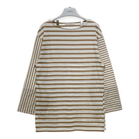 ETRE TOKYO エトレトウキョウ 1222512098-0 MIXボーダートップス ホワイトxベージュ sizeF 瑞穂店