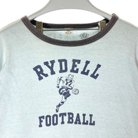 THE REAL McCOY'S リアルマッコイズ McCOY SPORTSWEAR 旧タグ RYDELL FOOTBALL リンガーTシャツ ライトブルー size42 瑞穂店
