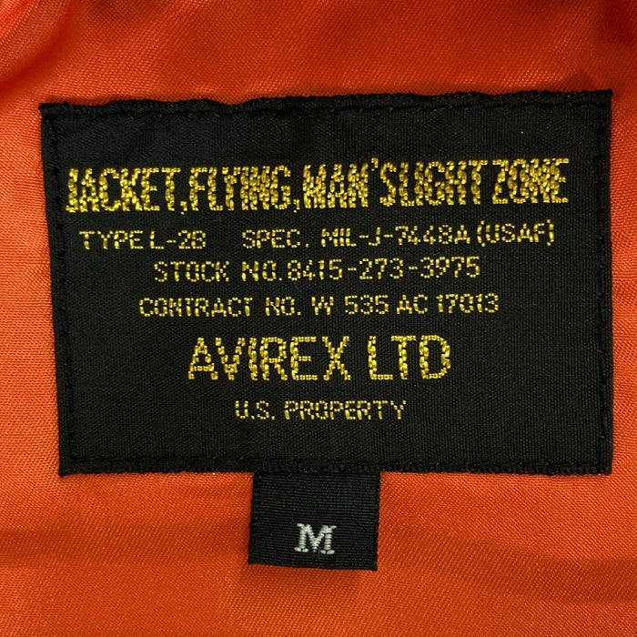 AVIREX アヴィレックス 6262051 L-2B BLACK ACES フライト