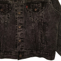 80's Levi's リーバイス 70507-0253 ケミカルウォッシュ ブラックデニムトラッカージャケット USA製 Size L 福生店