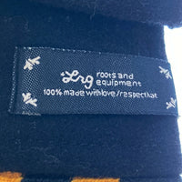 Lrg エルアールジー roots and equipment Lion Rock 袖レザースタジャン ブラック×ホワイト sizeL 瑞穂店