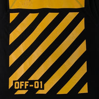 MONCLER モンクレール OFF-WHITE オフホワイト MAGLIA T-SHIRT ナンバリング バックプリント Tシャツ ブラック B209H8001250 Size S 福生店