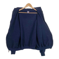 90~00's RUSSELL ATHLETIC ラッセルアスレチック ジップアップ スウェットパーカー ネイビー USA製 Size XL 福生店