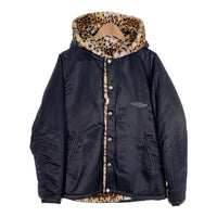 CRIMIE クライミー LEOPARD BOA HOOD JACKET レオパードボア フードジャケット ブラック CR01-01K5-JK23 Size L 福生店