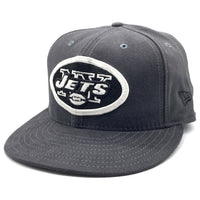 90's New Era ニューエラ NFL ニューヨーク・ジェッツ 59FIFTY ベースボールキャップ ブラック コットン USA製 Size 7 5/8 (60.6cm) 福生店