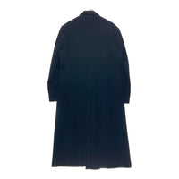 MENS TENORAS メンズティノラス ウール ダブルブレスト ロングコート ジャケット ブラック Size XL 瑞穂店