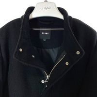 BEAMS ビームス 11-19-1471-120 中綿 ウール モッズ コート ブラック sizeL 瑞穂店