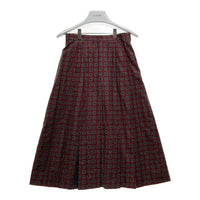 BURBERRYS バーバリーズ 小紋柄 スカート ボルドー size7AR 瑞穂店