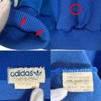 80's adidas アディダス トラックジャケット ブルー ジャージ デサント Size 6 福生店