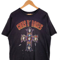00's GUNS N' ROSES ガンズアンドローゼズ プリントTシャツ ブラック Hanes メキシコ製 2007コピーライト Size L 福生店