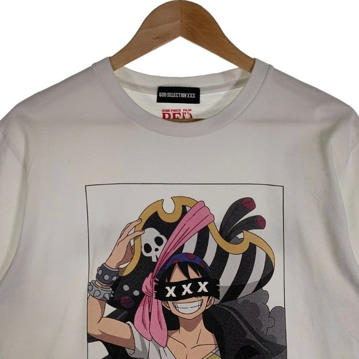 GOD SELECTION XXX ONE PIECE ワンピース ルフィ 新品 GOD SELECTION XXX ONE PIECE ルフィ S 白