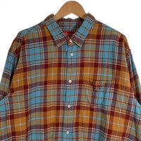 SUPREME シュプリーム 22AW Plaid Flannel Shirt チェック フランネルシャツ マルチ Size XL 福生店