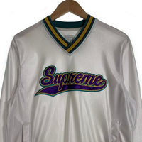 SUPREME シュプリーム 16AW Baseball Warm Up Top ベースボール ウォームアップ トップ ホワイト パープル グリーン Size S 福生店