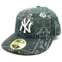 KITH キス New Era ニューエラ 59FIFTY ニューヨーク・ヤンキース ベースボールキャップ ペイズリー柄 グリーン Size 8 (63.5cm) 福生店