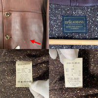 GLADHAND グラッドハンド ディアスキン レザージャケット ブラウン BYGH-16-AW-03 Size M 福生店