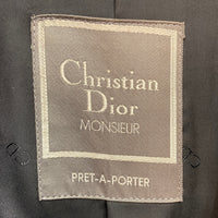 Christian Dior MONSIEUR クリスチャンディオール ムッシュ ウール ロングコート フード ブラック sizeM 瑞穂店