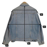 90's Lee リー デニムジャケット インディゴ レザーパッチ Size L 相当 福生店